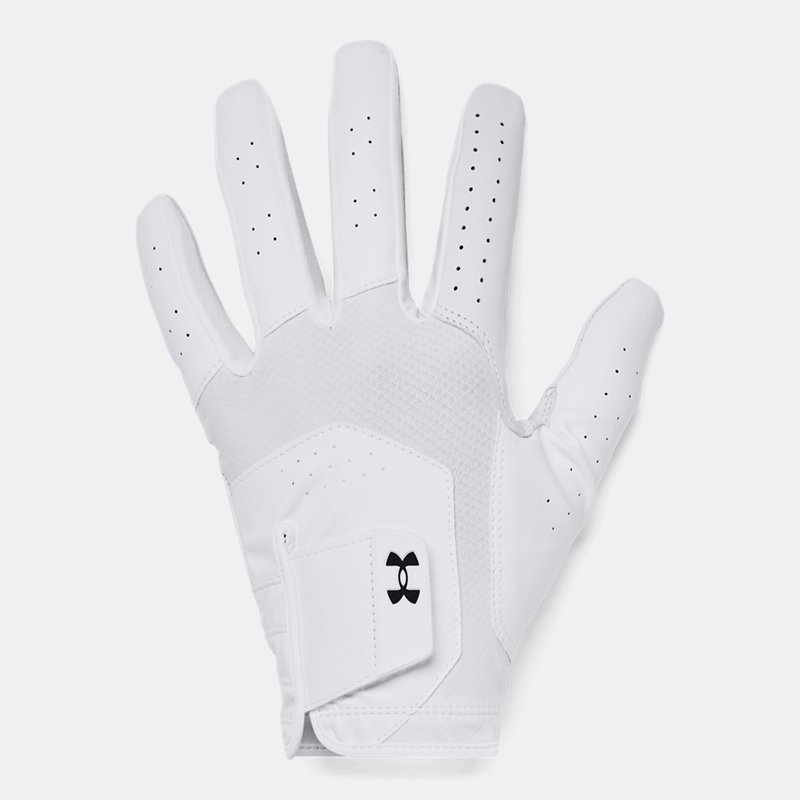 Men's  Under Armour  Iso-Chill Golf Glove White / White / Black R2XL